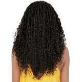 L.Boho22 Boho Loc Braided Synthetic Lace Front Wig by Motown Tress