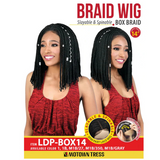 LDP-Box14 Braided Slayable & Spinable Part Lace Wig by Motown Tress