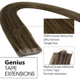 GENIUS TAPE-IN 100% Human Cuticle Intact Remy Hair by Hair Couture