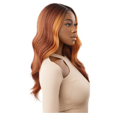 Genevive Sleek Lay Synthetic HD Lace Front Wig by Outre