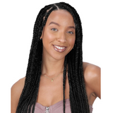 10x Braid 301 18"-28" Freetress Pre-Stretch Natural Texture Synthetic Braids by Shake-N-Go