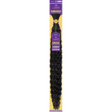 Pre-Stretched Dominican Curl Bulk 18"-24" Purple Pack Brazilian Bundle 100% Human Hair Blend Braid by Outre