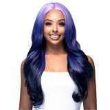 MBLF400 Adrie Human Hair Blend Glueless 13x4 HD Lace Front Wig by Bobbi Boss