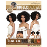 LUHD1.Lara Glueless HD Synthetic Flex Lace Front Wig by Motown Tress