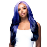 MBLF400 Adrie Human Hair Blend Glueless 13x4 HD Lace Front Wig by Bobbi Boss