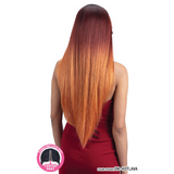 Bellamy Synthetic Curtain Bang Lace Part Wig by Mayde Beauty