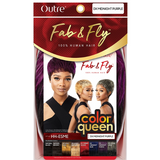 HH-Esme Fab & Fly Color Queen Human Hair Full Wig by Outre