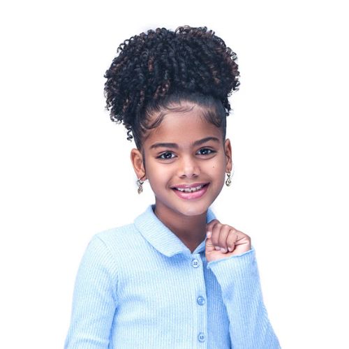 Boss Kids Straw Curl Ponytail