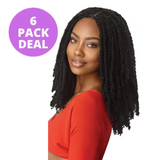 (5 + 1 FREE) 16" X-Pression Twisted Up Springy Afro Twist 3X by Outre