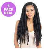 Multi Pack Deals! 3x Poppin' Loc 22" FreeTress Synthetic Hair Crochet Braids by Shake-N-Go