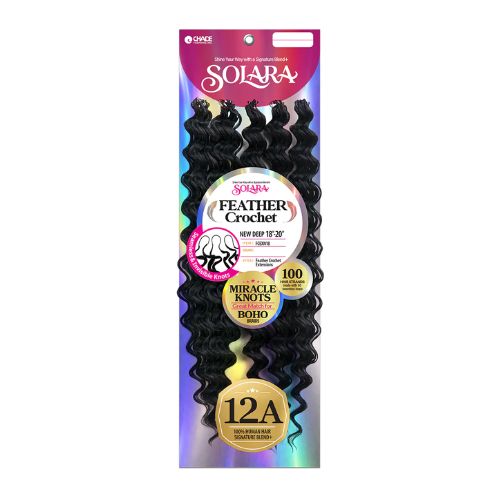 Chade Solara New Deep 18"-20" Feather Crochet