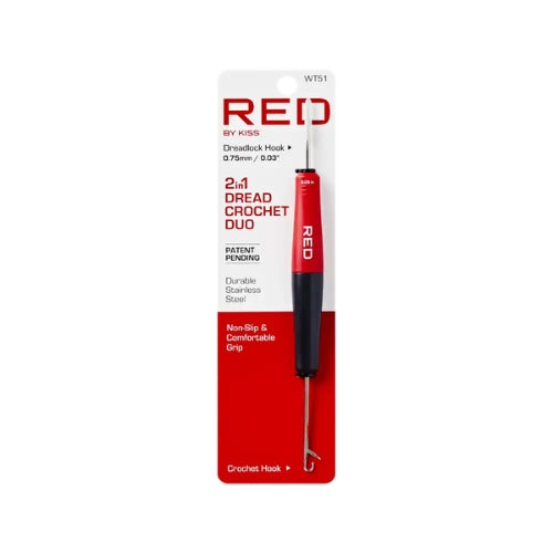 Kiss Red WT51 Dreadlock Hook 2in1