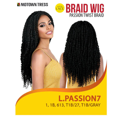 L.Passion7 Braid Lace Wig