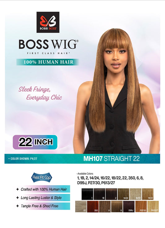MH107 Straight Wig 22"