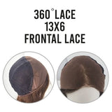 Alessandra 100% Human Remy Hair 360 Lace & Natural Frontal Liner Full Wig by Hair Couture