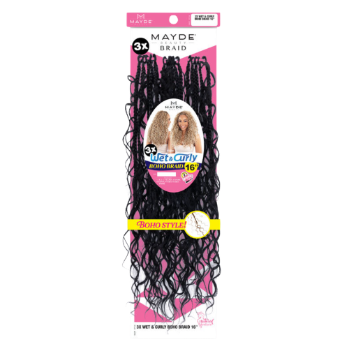 Mayde 3x Wet & Curly Boho Braid 16