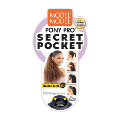 Pony Pro Secret Pocket Wet & Curly 20"