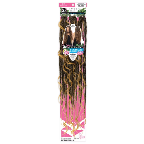 Mayde 3x Modern Soft Box Braid w/ Curls