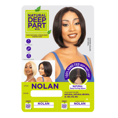 Natural Deep Part Nolan Wig