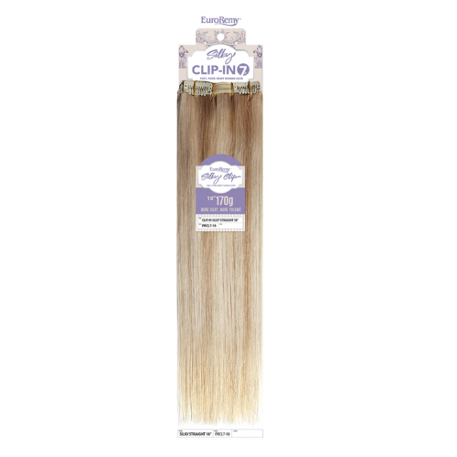 PRCL7 7pc Silky Straight Clip