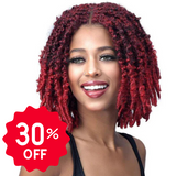 MLF613 Calif Butterfly Locs 12" Synthetic Braided Lace Front Wig by Bobbi Boss