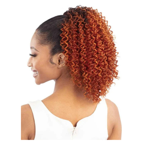 Q-Jerry Curl 12" Que Ponytail Drawstring