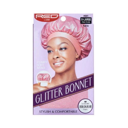 Red HQ01 Glitter Bonnet