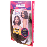 Agra Remy illusion 100% Human Hair Blend Half Wig by Janet Collection