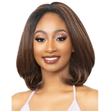 Agra Remy illusion 100% Human Hair Blend Half Wig by Janet Collection
