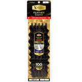 Outre X-Pression 100% Remy Human Hair Feather Crochet Braid - DEEP 18"