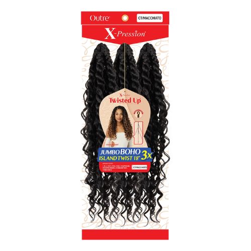 Twisted Up Jumbo Boho Island Twist 18" 3x