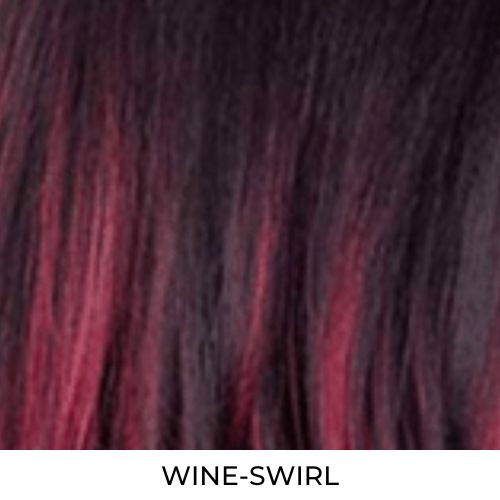 Nina Synthetic Curtain Bang Lace Part Wig by Mayde Beauty