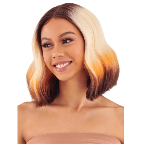 Xceptional Gold Sleek Cut Ruby Lace Wig