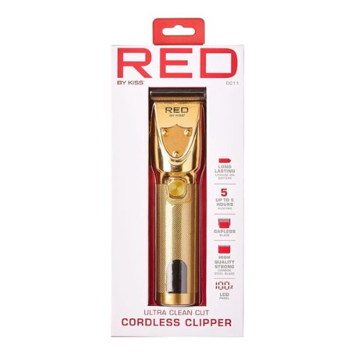 Ultra Cleancut Cordless Clipper 9 Pieces by Red By Kiss