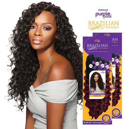Purple Pack PP Virgin Deep 18"20"22"