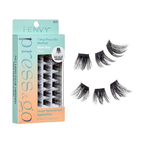 i•Envy - IP07 - Press & Go Press On Cluster Lashes 24 Hour Hold By Kiss