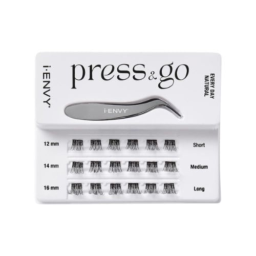 i•Envy - IP01 - Press & Go Press On Cluster Lashes 24 Hour Hold By Kiss