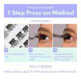 i•Envy - IPK03 - Press & Go Press On Cluster Lashes All-in-One Kit By Kiss