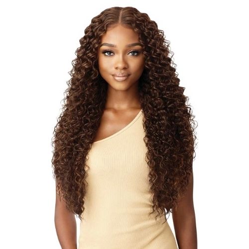 Kayreena 360 13 x 6" Human Hair Blend Lace Front Wig by Outre