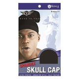 Spandex Skull Cap #076 Black by King J.