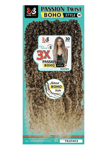 Passion Twist Boho Style 18" 3x