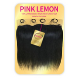 Pink Lemon Unprocessed Virgin Remi Human Hair HD 13X4 Full Lace Closure Straight 12"