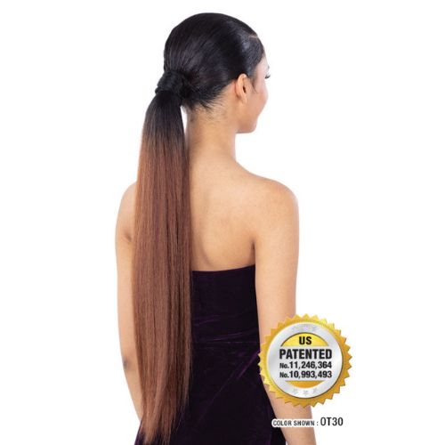 24" Sleek Pro Synthetic Drawstring Ponytail By Mayde Beauty