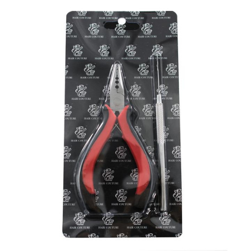 Red Pliers + Hook (2 Piece Kit) by Hair Couture
