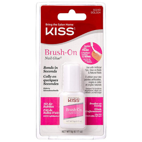 Brush On Lightning Nail Glue - BGL504 - by Kiss - Waba Hair and Beauty Supply
