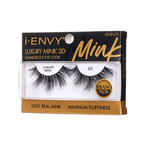 i•Envy - KMIN03 - Luxury Mink 3D Glamorous Eye Look Lashes By Kiss
