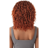 Wet & Wavy Style Beach Curl - Premium Purple Pack 100% Human Hair Premium Blend Extensions (3 PCS Long) by Outre