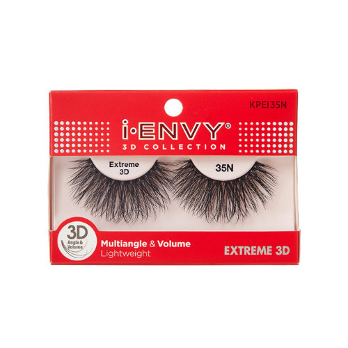 i•Envy - KPEI35N - 3D Iconic Collection Extreme 3D Lashes By Kiss