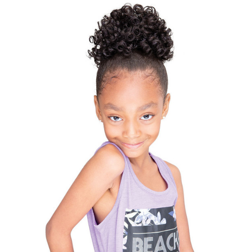 Lovely Kid Chic Curl D/S Drawstring Ponytail By Janet Collection
