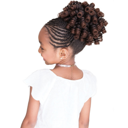 Lovely Kid Wand Curl D/S Drawstring Ponytail By Janet Collection